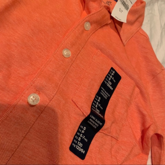Gap Kids Orange Button Down - Picture 3 of 3